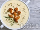Рецепта Ароматна френска супа с гъби и сметана